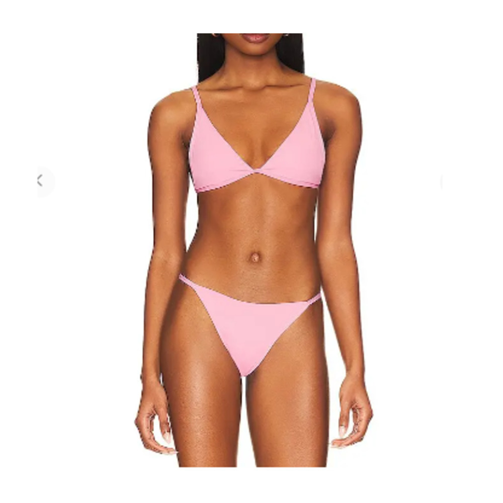 l*space Pink Triangle Bikini Set